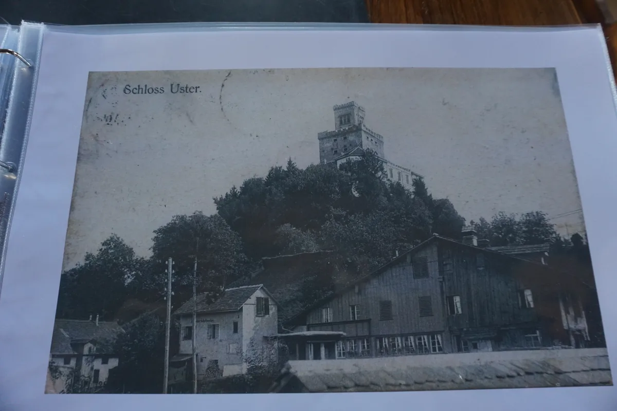 Altes Foto vom Schloss